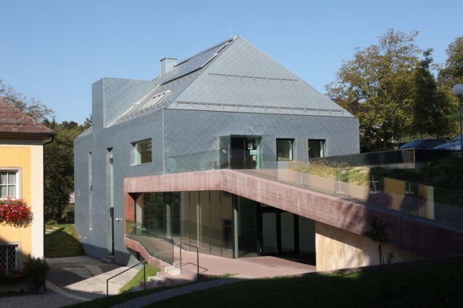 Rheinzink Quadratrauten für Dach und Fassade